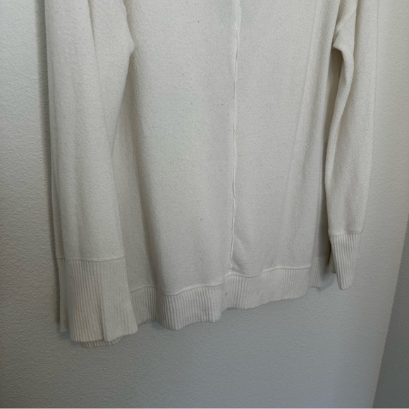 Anthropologie Saturday Sunday Tie Back Fleece Tunic Top Split Hem Size S Women’s - Picture 4 of 9